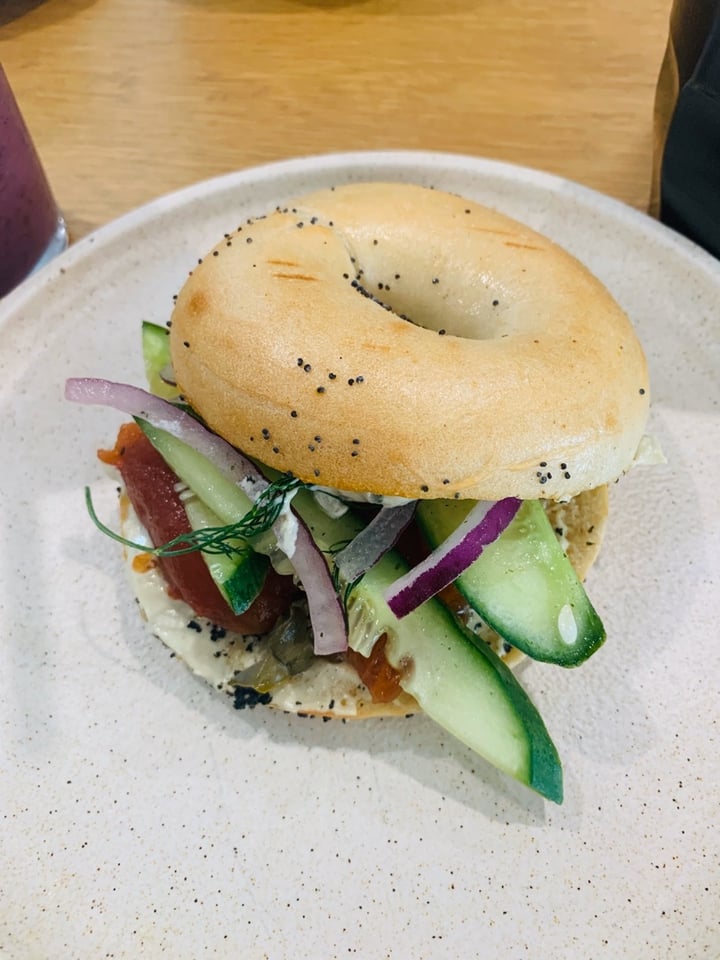 photo of Shift Eatery Vegan Salmon Bagel shared by @mariia on  04 Jan 2020 - review