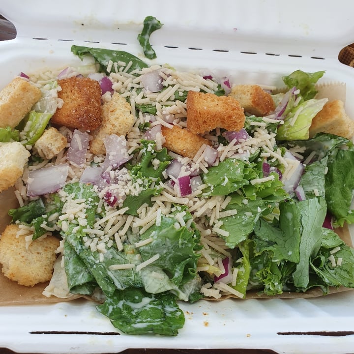 photo of Golden Dinosaurs Vegan Deli Ceasar Salad shared by @anistavrou on  12 Jul 2020 - review