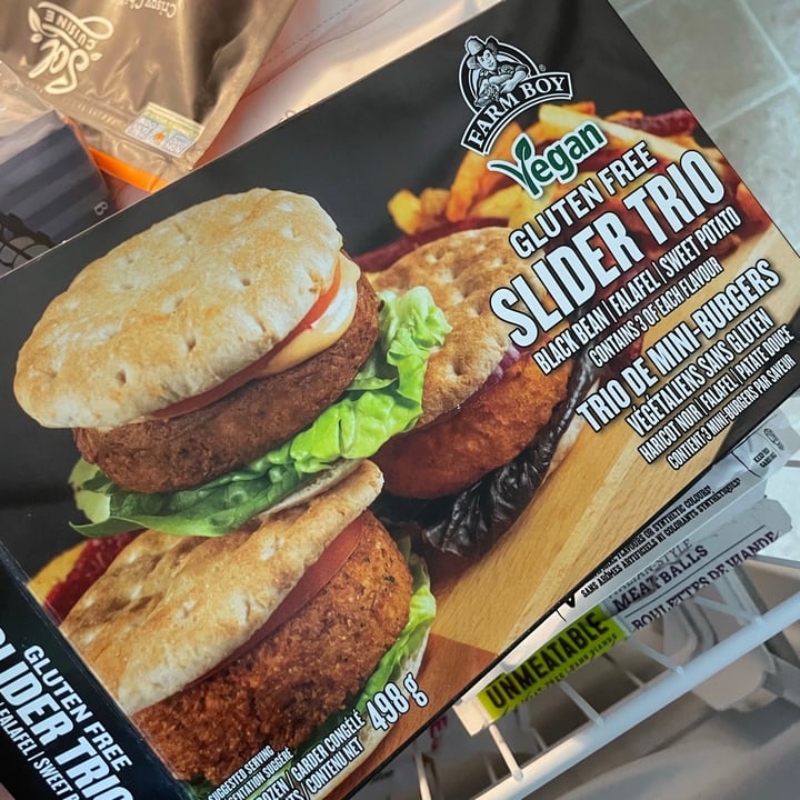photo of Farm Boy Slider trio shared by @vegangirl4life on  13 Jun 2021 - review
