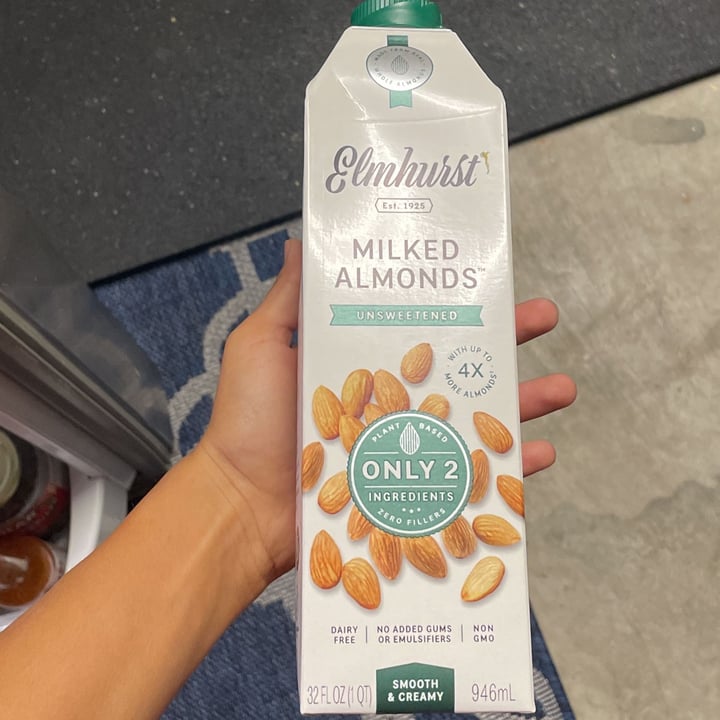 photo of Elmhurst 1925 Milked Almonds Unsweetened shared by @earthbug on  22 May 2022 - review