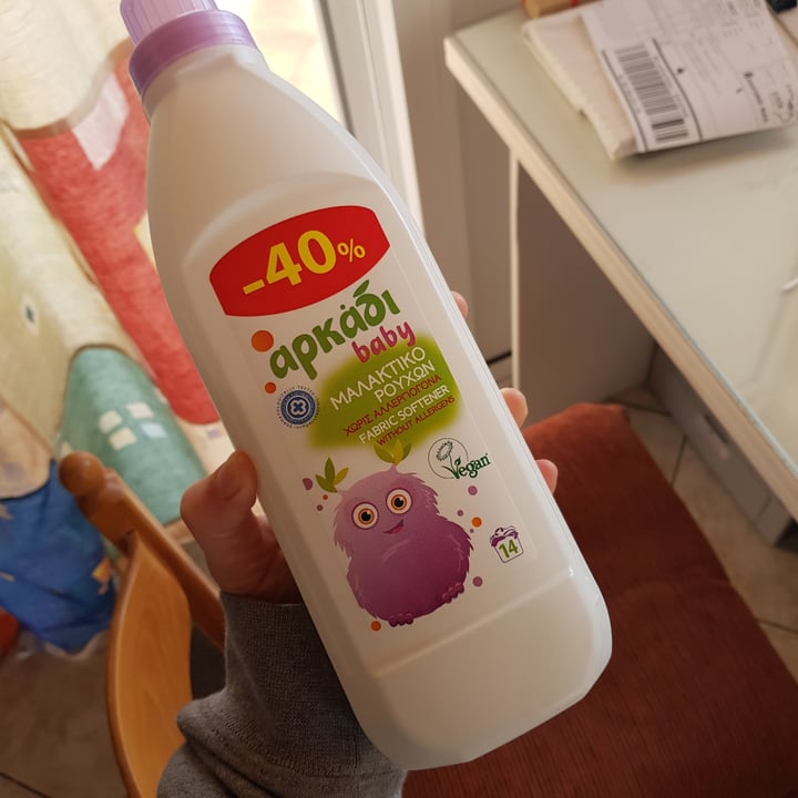 review photo of Arkadi Arkadi Baby fabric softener shared by @veganthrepsi on 27 May 2022 - review