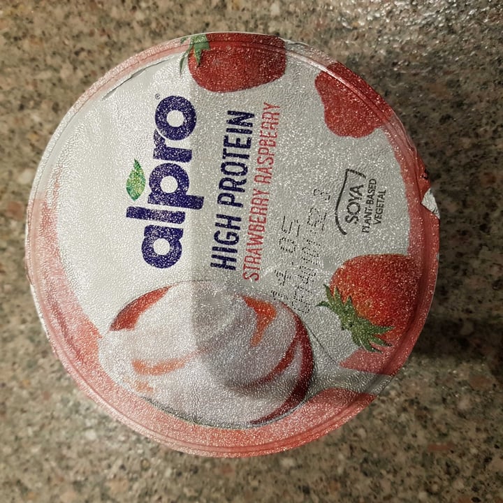 photo of Alpro High Protein Strawberry and Raspberry Yoghurt shared by @huntsaboteur on  14 May 2020 - review