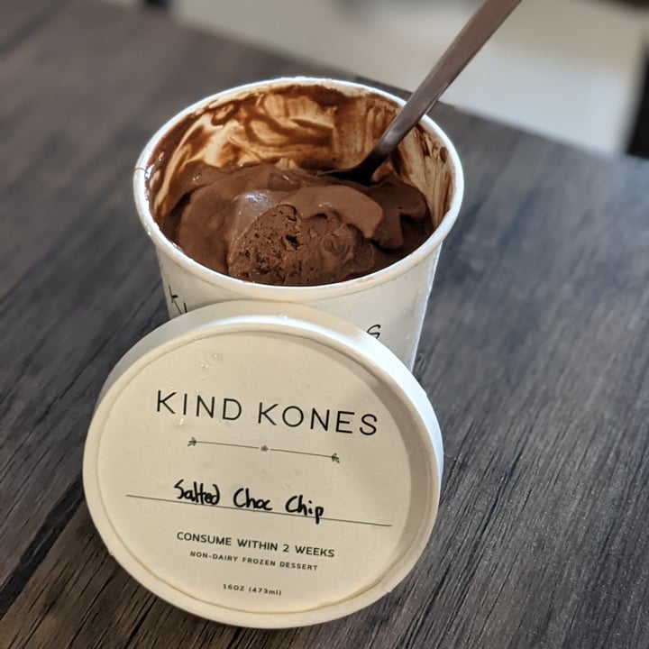 photo of Kind Kones Salted Chocolate Chip shared by @voxelbee on  22 Jul 2021 - review
