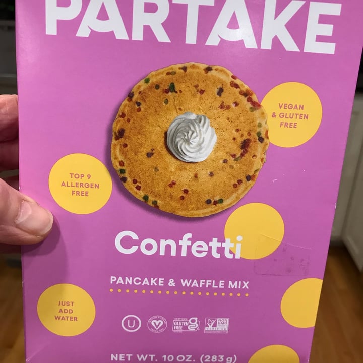 photo of Partake Foods Confetti Pancake And Waffle Mix shared by @vgnorgngirl on  12 Mar 2022 - review