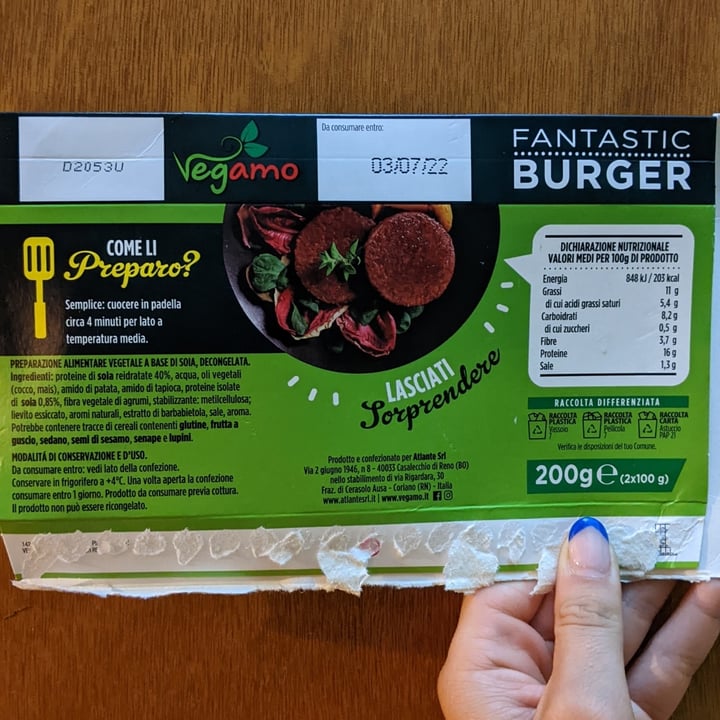 review photo of Vegamo Fantastic Burger shared by @holymarta on 18 Jun 2022 - review