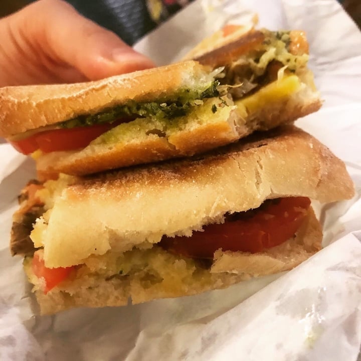 photo of Coffee in the Wood The Artichoke panini shared by @vegansuttonmama on  30 Jun 2020 - review