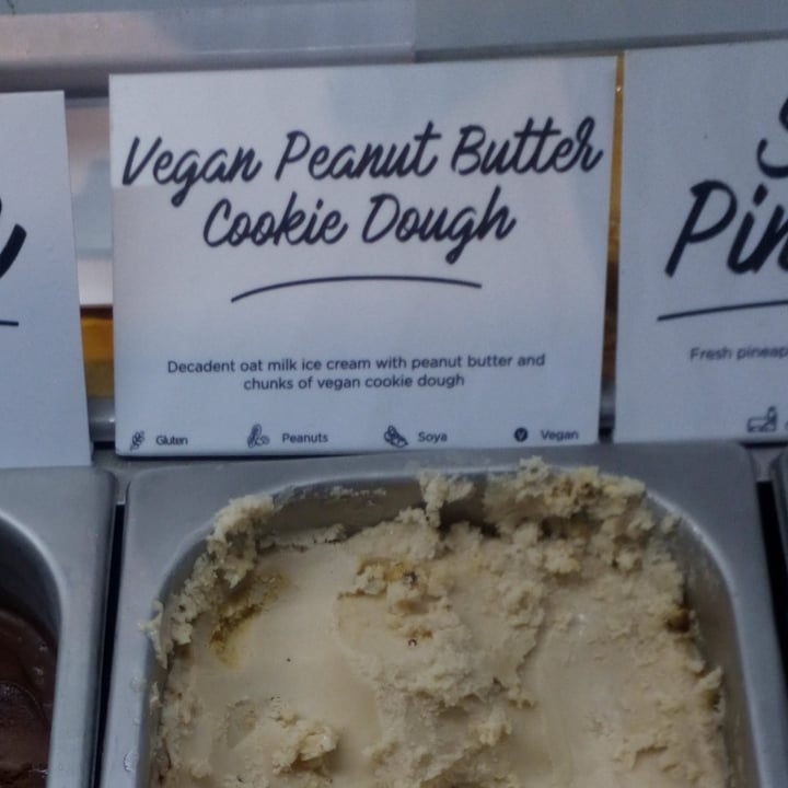 photo of Pauls Homemade Ice Cream HQ peanut butter cookie dough shared by @harmlessimpact on  04 Dec 2020 - review