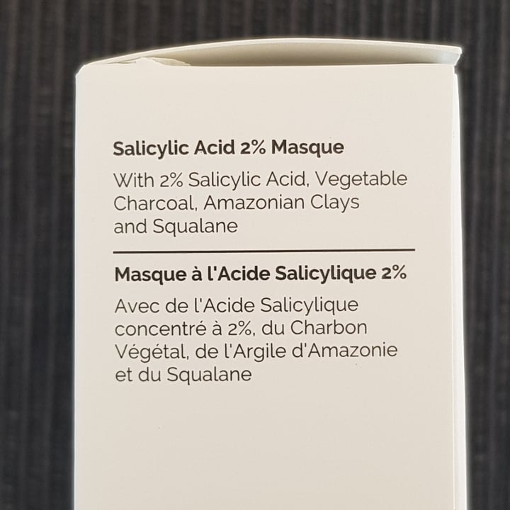photo of The Ordinary Salicylic Acid 2% Masque shared by @vanpanda on  07 Mar 2021 - review