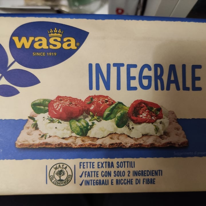 photo of Wasa Fette croccanti integrali shared by @martinaolivieri on  24 Dec 2021 - review