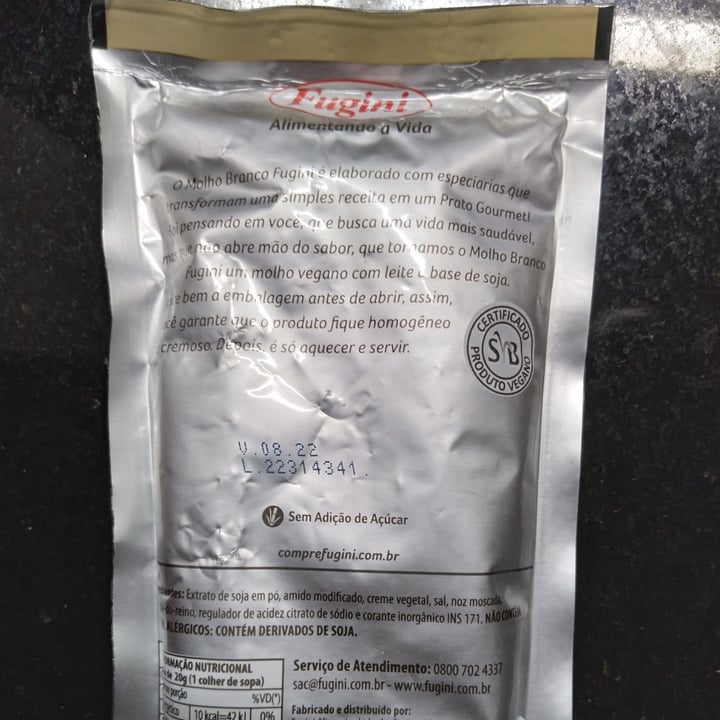 review photo of Fugini Molho branco shared by @acordeumtriz on 11 Oct 2021 - review