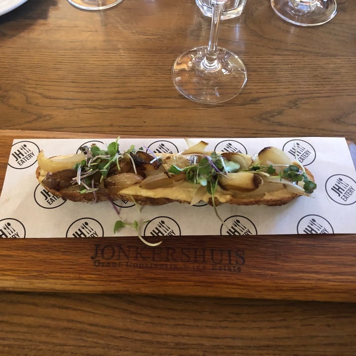 photo of Jonkershuis Restaurant South Africa Hummus bruschetta shared by @zsuz on  28 Feb 2022 - review