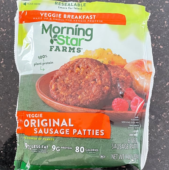 photo of MorningStar Farms Original Sausage Patty shared by @shmoopsify on  22 Dec 2021 - review