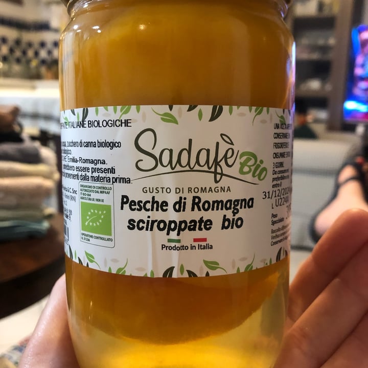 review photo of sadafè bio pesche di Romagna sciroppate bio shared by @rachiciaki on 27 May 2022 - review