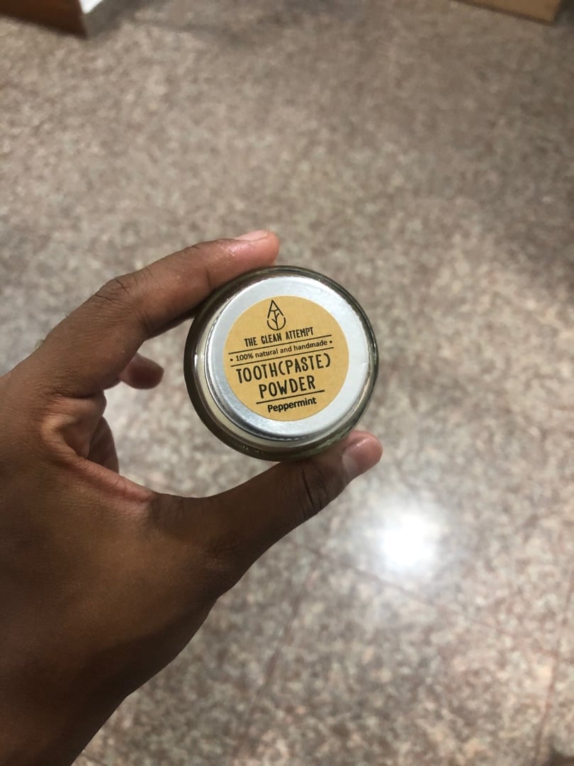 Tooth paste Powder From The Clean Attempt Vegan Product Reviews tooth-paste-powder-from-the-clean-attempt-vegan-product-reviews