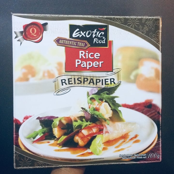 photo of Exotic Food Authentic Thai rice paper shared by @nikki-c on  07 Dec 2021 - review