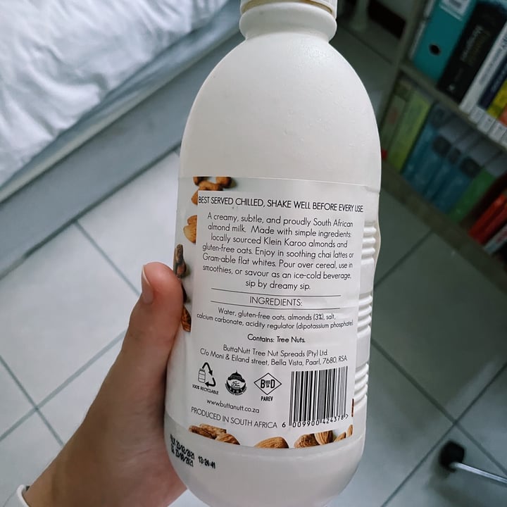 photo of ButtaNutt Almond Milk Original shared by @rootingforginger on  08 Apr 2021 - review