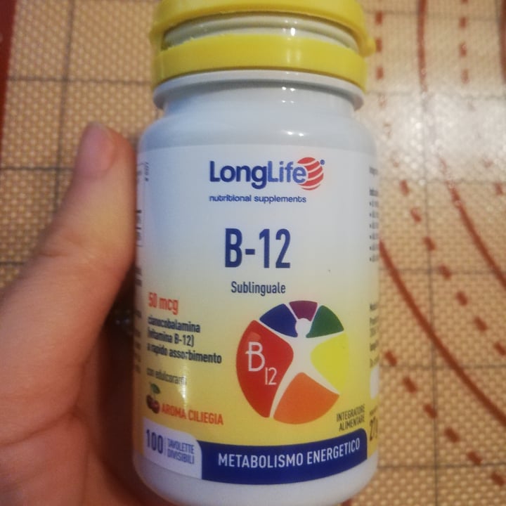 photo of Longlife B-12 50 mcg shared by @giuliaco92 on  31 Mar 2022 - review