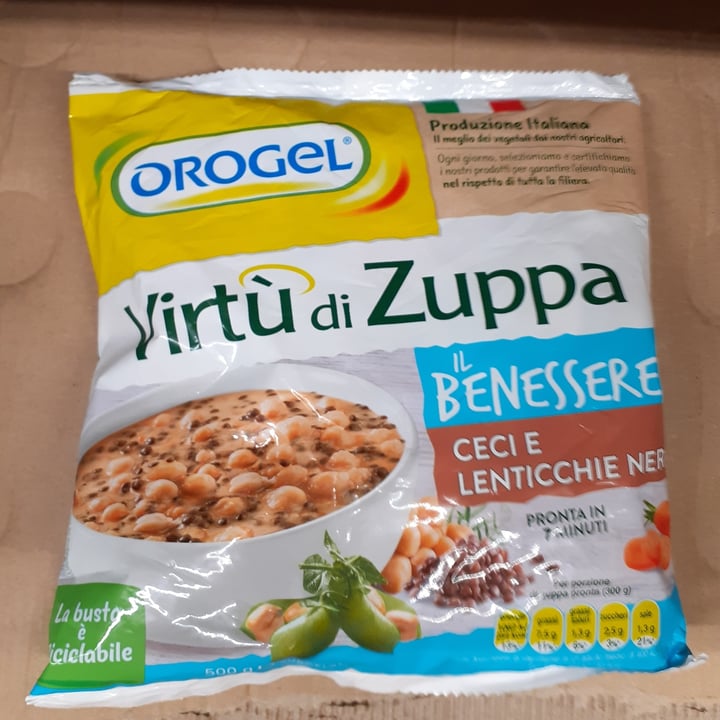 photo of Orogel Virtù di zuppa - Ceci E Lenticchie Nere shared by @rosselladuca on  21 Nov 2022 - review