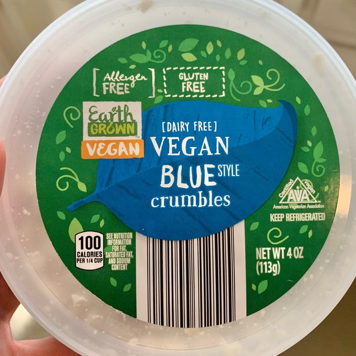 photo of Earth Grown Vegan Blue Style Crumbles shared by @calysa14 on  15 Jun 2022 - review