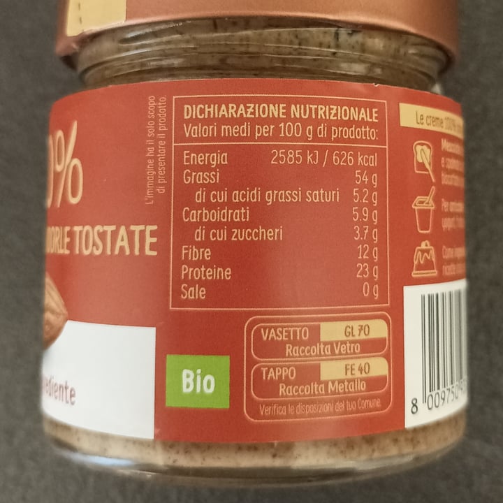 review photo of Eurocompany 100% crema di mandorle tostate shared by @antea on 09 Apr 2022 - review