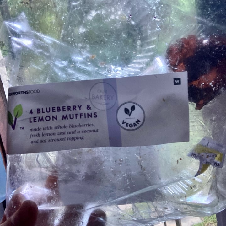 photo of Woolworths Food 4 Blueberry & Lemon Muffins shared by @embroadway on  04 Jul 2022 - review