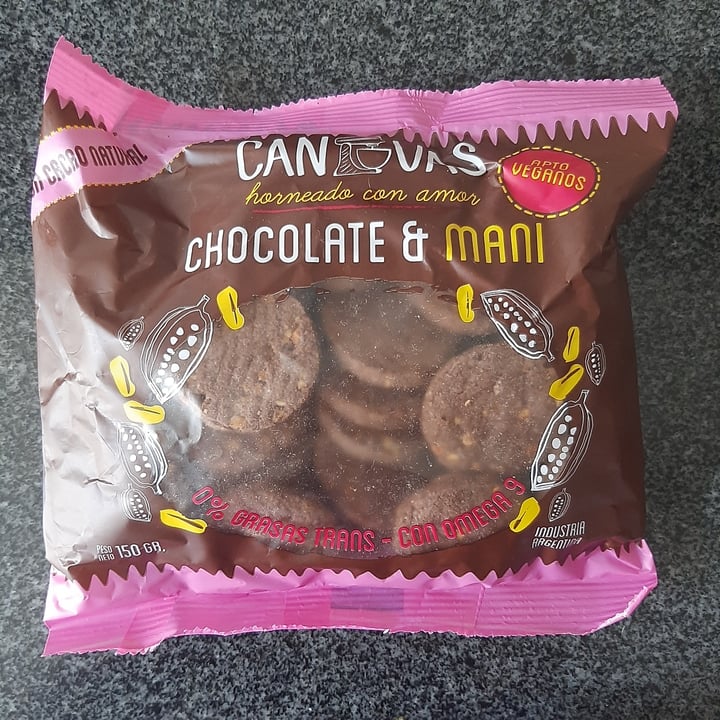 photo of Canvas Galletita de chocolate y maní shared by @larafernandezn on  08 Feb 2021 - review