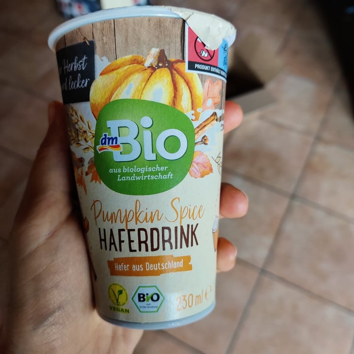 photo of dmBio Pumpkin Spice Haferdrink shared by @michelanice on  20 Oct 2022 - review