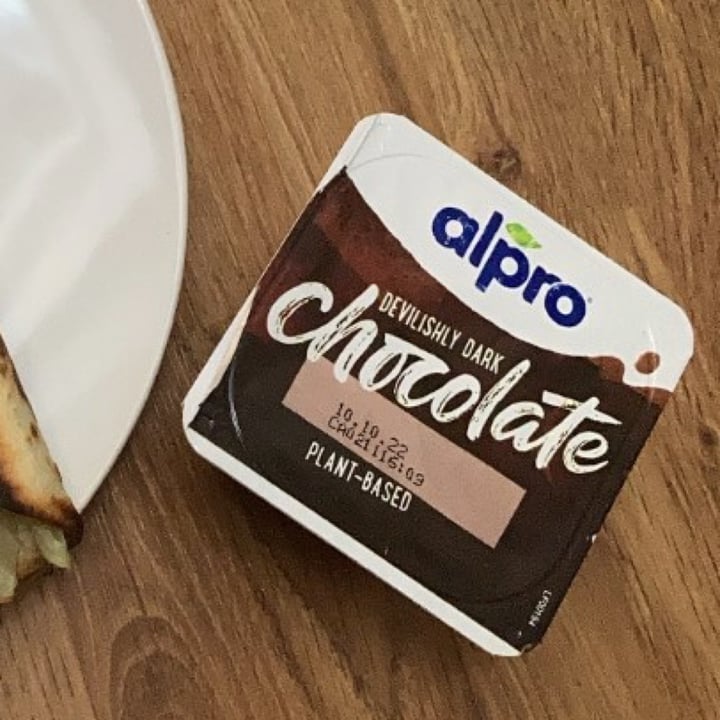 review photo of Alpro Devilishly dark chocolate plant based dessert shared by @alxjandra on 30 Jun 2022 - review