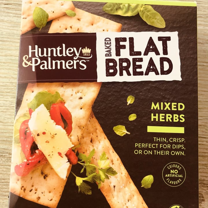photo of Huntley & Palmers Baked Flat Bread - Mixed Herbs shared by @lil-chickpea on  05 Nov 2021 - review