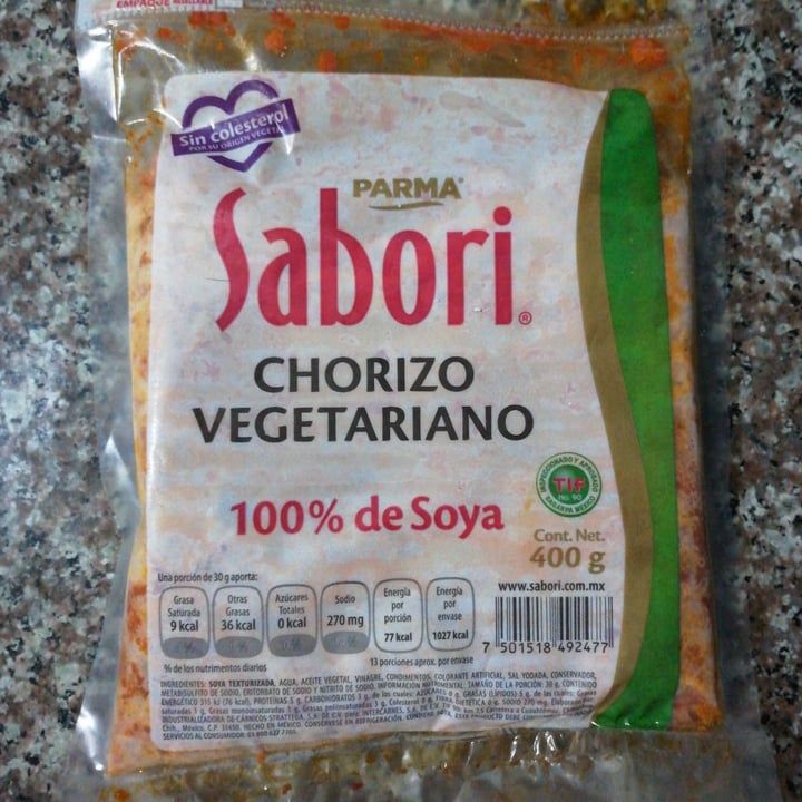photo of Sabori Chorizo Vegetariano shared by @fanny on  19 Nov 2019 - review