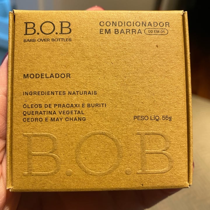 photo of B.O.B Condicionador Sólido Modelador shared by @andreama on  29 May 2022 - review