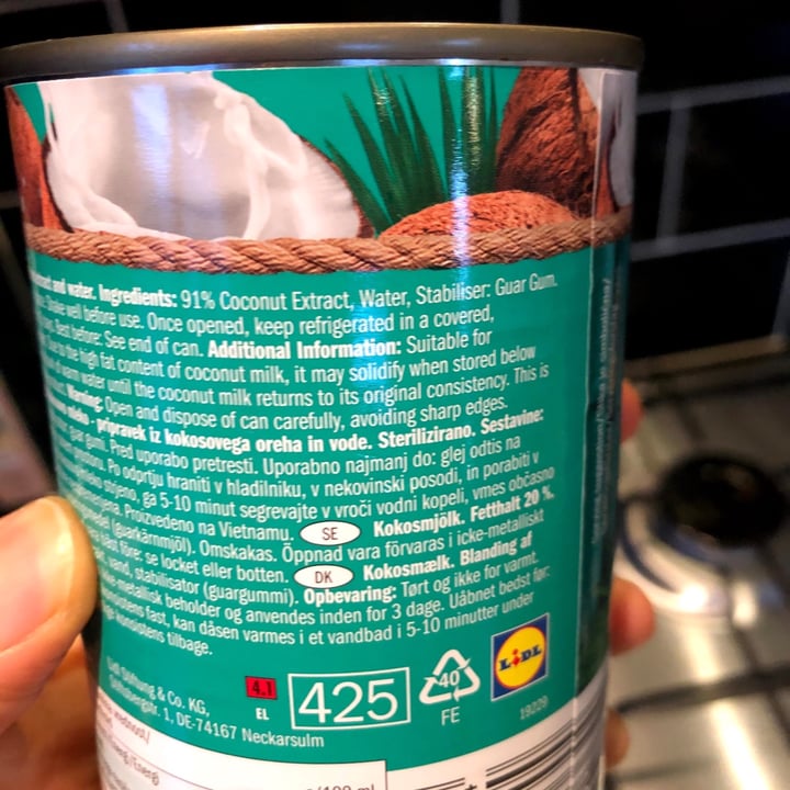 photo of Freshona Coconut Milk shared by @southernveganupnorth on  11 Jan 2021 - review