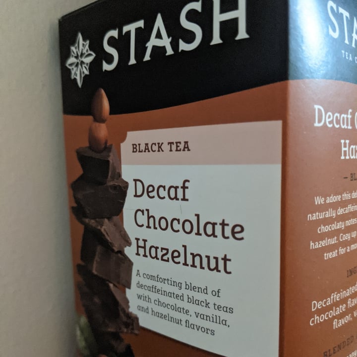 photo of Stash Organics Decaf chocolate hazelnut shared by @jslaw on  01 Dec 2020 - review