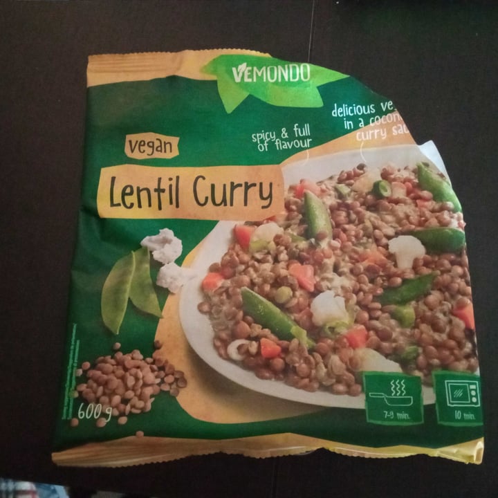 photo of Vemondo Vegan lentil curry shared by @palera on  13 Mar 2022 - review