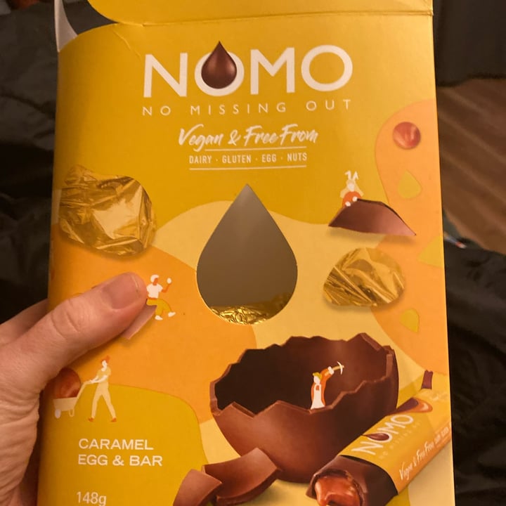 photo of NOMO Caramel Easter Egg shared by @animalsrule on  09 Mar 2022 - review