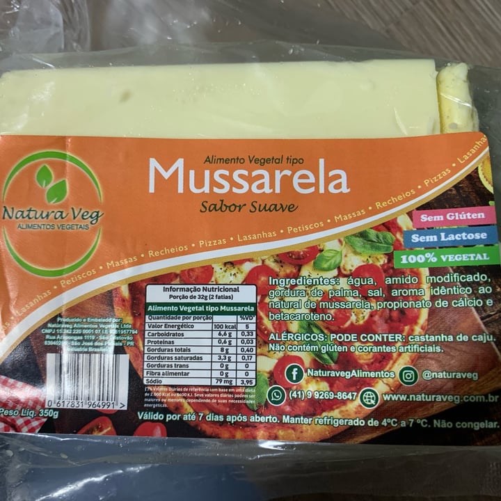 review photo of Natura Veg Mussarela Sabor Suave - Alimento Vegetal shared by @akatia on 26 Sep 2022 - review