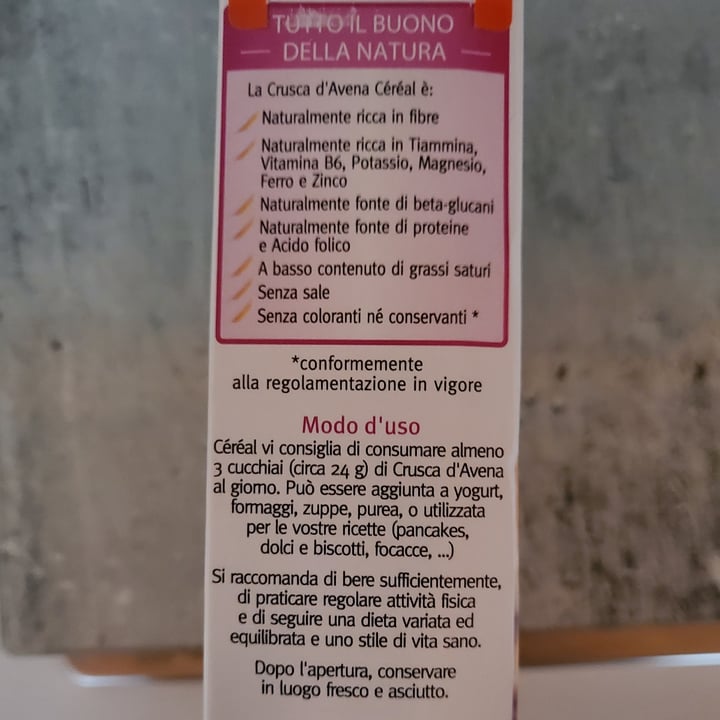 photo of Céréal Crusca d'avena shared by @ely77 on  21 Jun 2022 - review