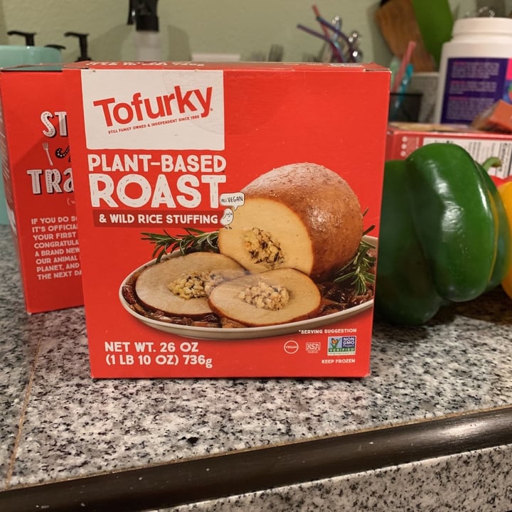 review photo of Tofurky Plant-Based Roast & Wild Rice Stuffing shared by @punkin2904 on 01 Dec 2019 - review