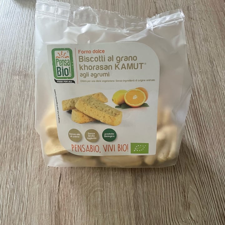 photo of PensaBio biscotti al grano khorasan kamut agli agrumi shared by @samantharonconi on  11 May 2022 - review