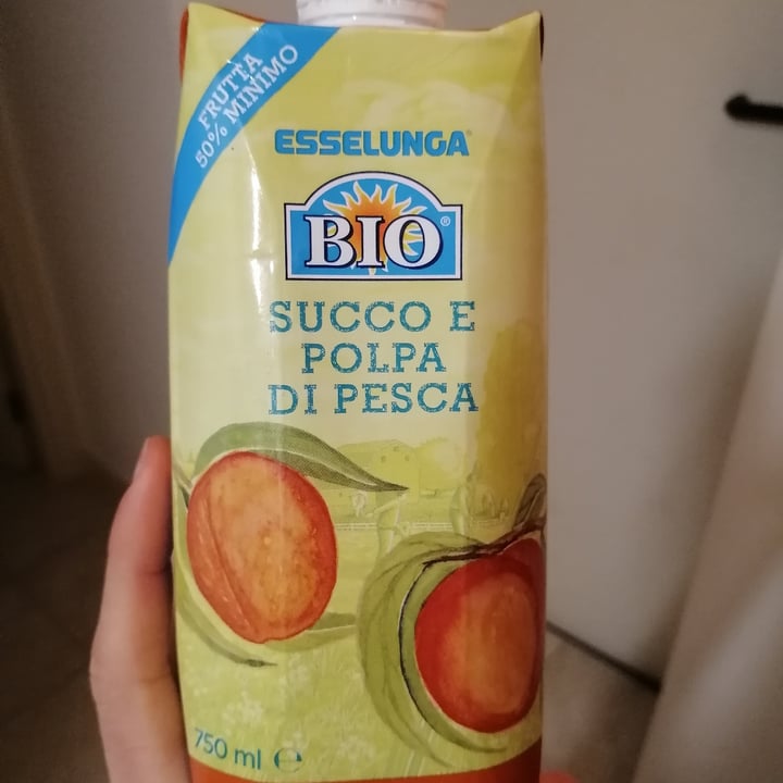 review photo of Esselunga Bio Succo e polpa di pesca shared by @bohacaso on 13 Apr 2022 - review