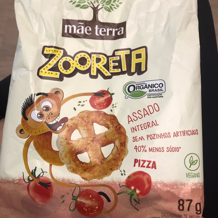 review photo of Mãe Terra Salgadinho Orgânico Pizza shared by @fepsantana on 03 Jun 2022 - review