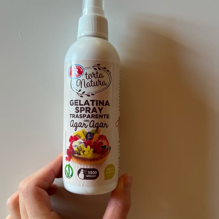 photo of Torta Natura Gelatina spray con agar agar shared by @alevegan00 on  02 Dec 2021 - review