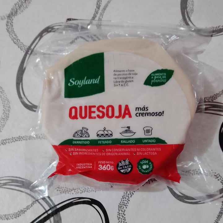 photo of SoyLand Queso de soja/quesoja shared by @luzveg21 on  22 Nov 2022 - review