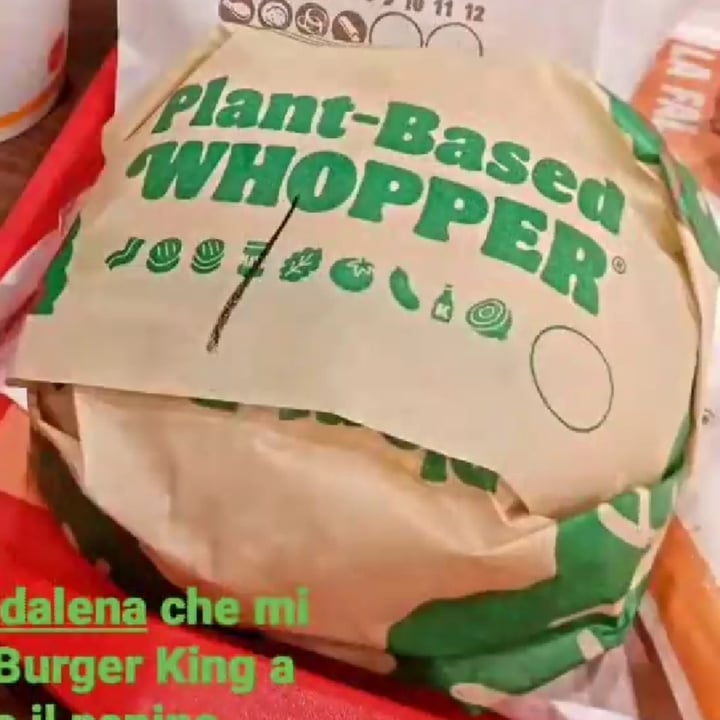 photo of Burger King Plant based burger shared by @ademarsi on  07 Feb 2022 - review