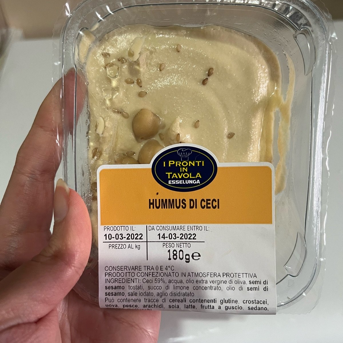 Esselunga Hummus di ceci Review | abillion
