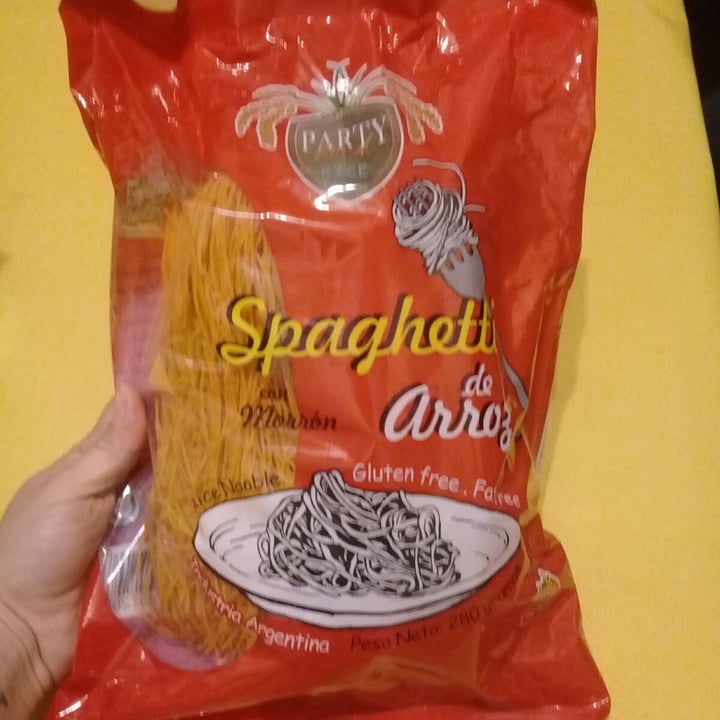 photo of Party Beck Spaghetti de arroz con morrón shared by @nachdemsturm on  01 Dec 2020 - review