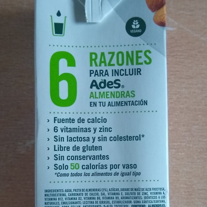 review photo of Ades Leche de Almendras sabor Natural shared by @chipy020 on 03 Nov 2020 - review