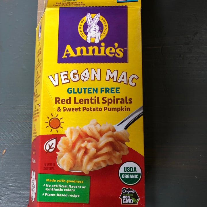 photo of Annie’s Annie’s Organic Vegan Mac Pumpkin And Sweet Potato Creamy Sauce shared by @kitchenfairy on  27 Aug 2021 - review
