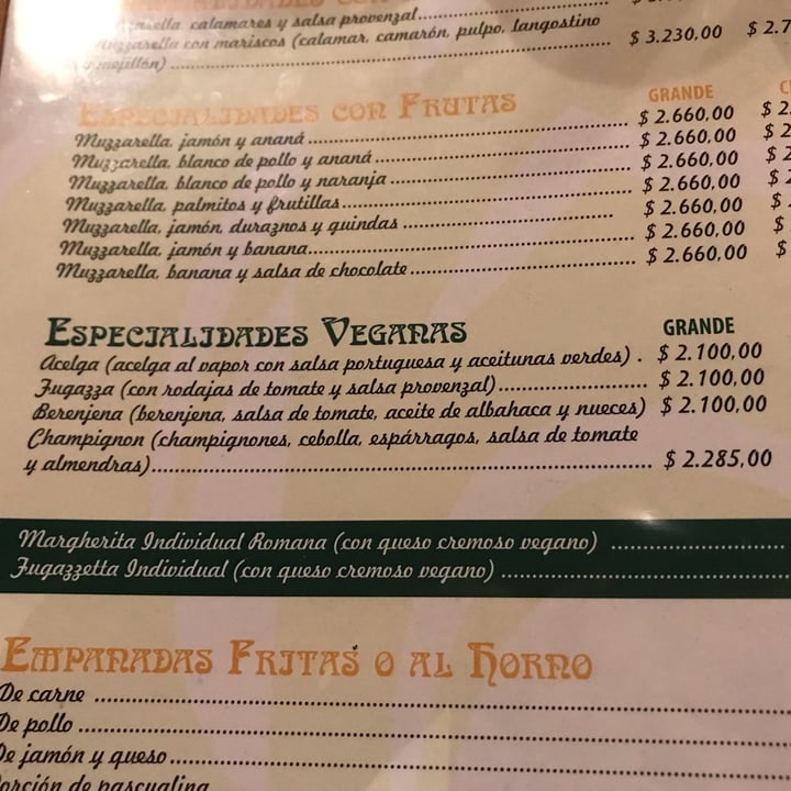 review photo of Pizzería Güerrin Pizza Margarita vegana shared by @sandralobo on 09 Mar 2022 - review