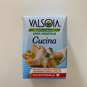 Alternativa Vegetale di Soia Senza Lattosio alla Panna da Cucina - Valsoia